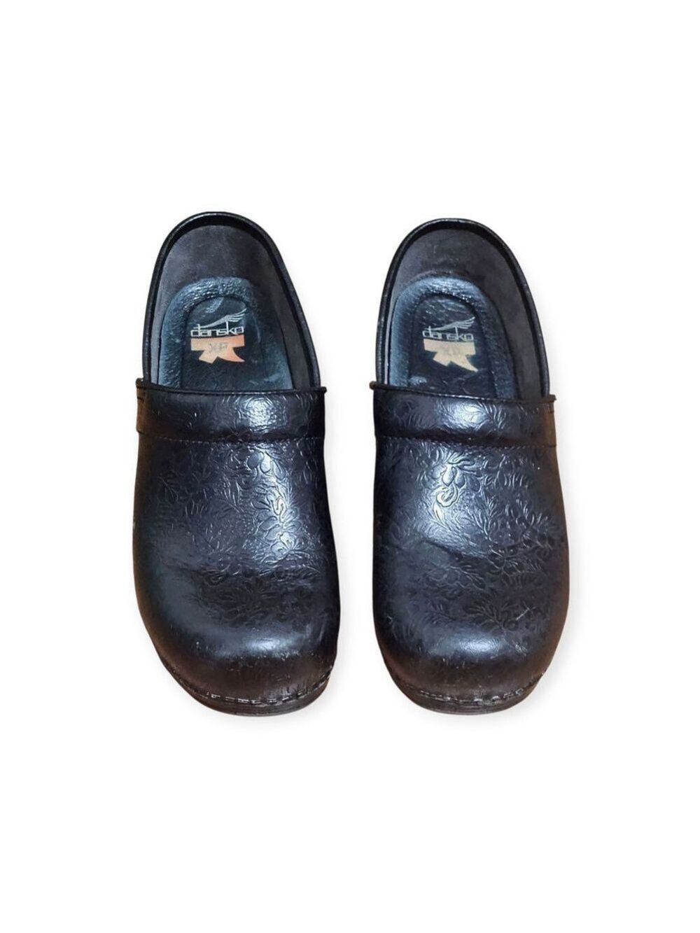 DANSKO Women's Professional Tooled Black Clogs Sz 39 - Picture 2 of 9